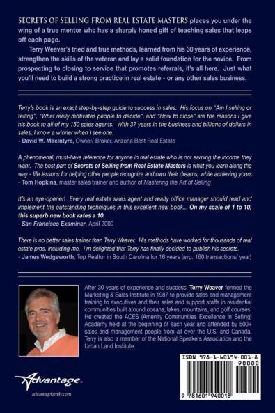 Secrets of Selling from Real Estate Masters: What Top Producers Know That Others Don't
