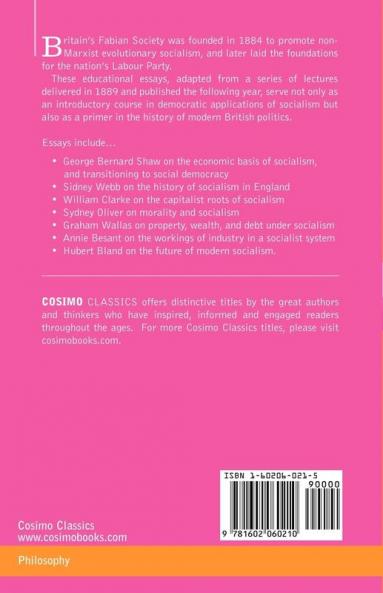 Fabian Essays in Socialism