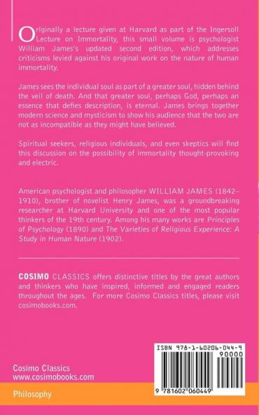 Human Immortality: Two Supposed Objections to the Doctrine