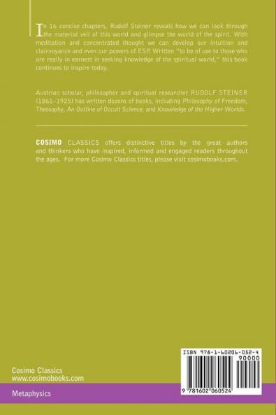 The Threshold of the Spiritual World