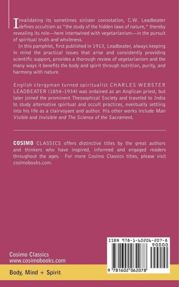 Vegetarianism and Occultism