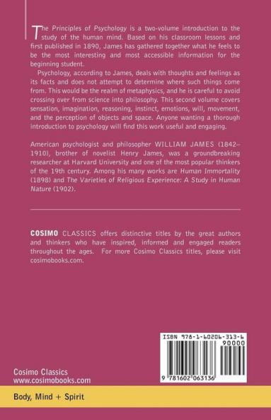 The Principles of Psychology Vol. 2