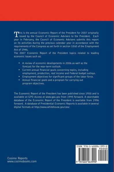 The Economic Report of the President 2007