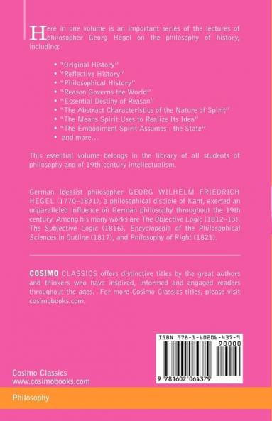 The Philosophy of History