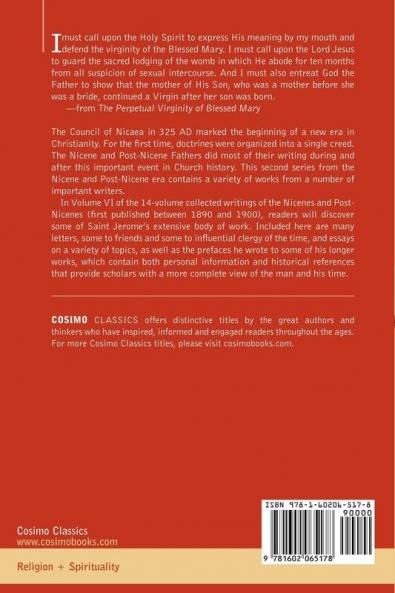 Nicene and Post-Nicene Fathers Second Series Jerome Letters and Select Works: Jerome: Letters and Select Works: Second Series Volume VI Jerome: Letters and Select Works