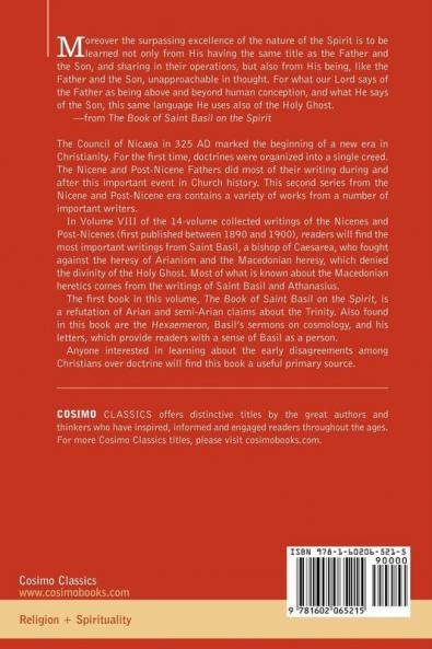 Nicene and Post-Nicene Fathers: Second Series Volume VIII Basil: Letters and Select Works