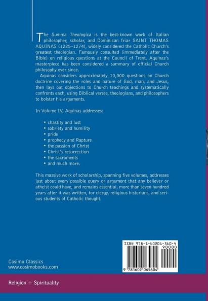 Summa Theologica Volume 4 (Part III First Section)