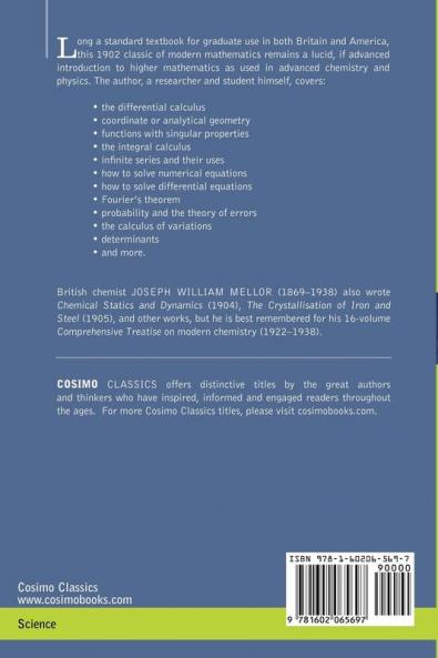 Higher Mathematics for Students of Chemistry and Physics