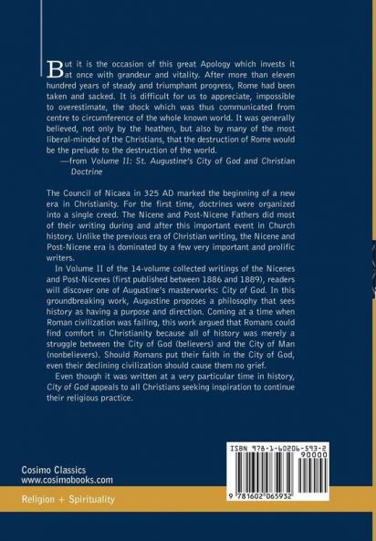 Nicene and Post-Nicene Fathers: First Series Volume II St. Augustine: City of God Christian Doctrine