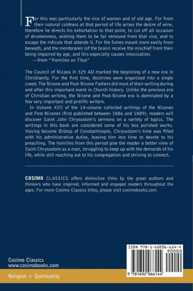 Nicene and Post-nicene Fathers First Series St.chrysostom: Homilies on Galatians Ephesians Philippians Colossians Thessalonians Timothy Titus ... Philippians Colossians Thessalonians Tim