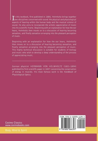 On the Sensations of Tone