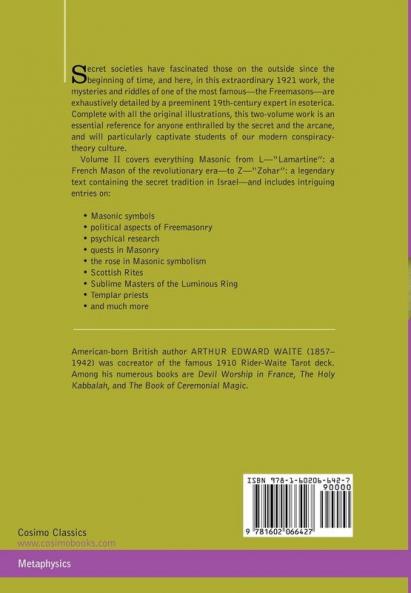 A New Encyclopedia of Freemasonry Volume II: 2