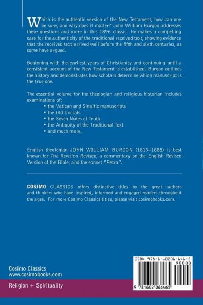 The Traditional Text of the Holy Gospels