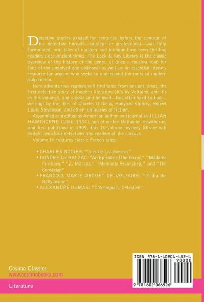 The Lock and Key Library: Classic French Mystery Stories: Classic French Mystery Stories Volume 4