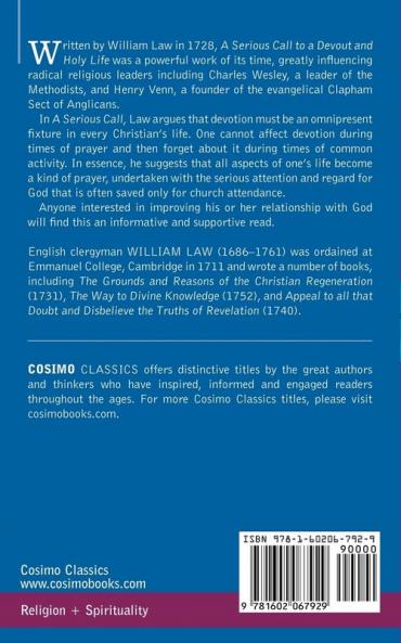 A Serious Call to a Devout and Holy Life