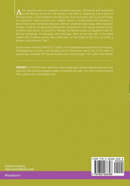 A Book of the Beginnings Vol.2 (Cosimo Classics Metaphysics)