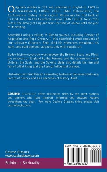 The Ecclesiastical History of the English Nation