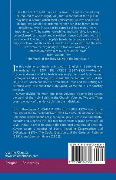 The Work of the Holy Spirit (Cosimo Classics)