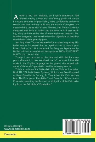 An Essay on the Principle of Population Volume II: 2