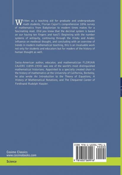 A History of Elementary Mathematics