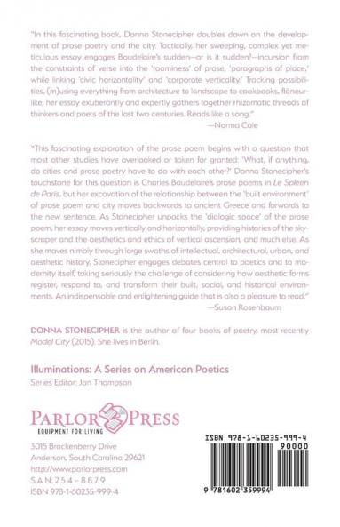 Prose Poetry and the City (Illuminations: A American Poetics)