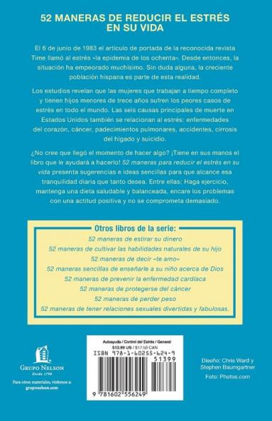 52 Maneras de Reducir el Estres en su Vida = 52 Way to Reduce Stress in Your Life