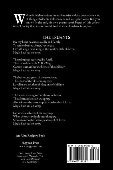Peacock Pie by Walter da la Mare Fiction Literary  Poetry English Irish Scottish Welsh Classics