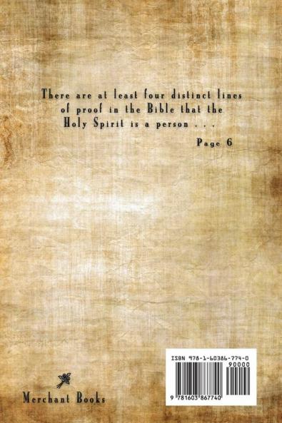 The Person and Work of The Holy Spirit