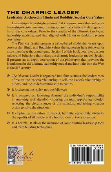 The Dharmic Leader - Leadership Anchored in Hindu and Buddhist Secular Core Values