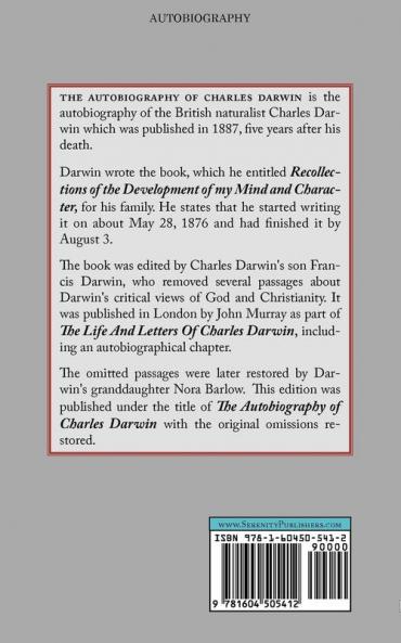 The Autobiography of Charles Darwin