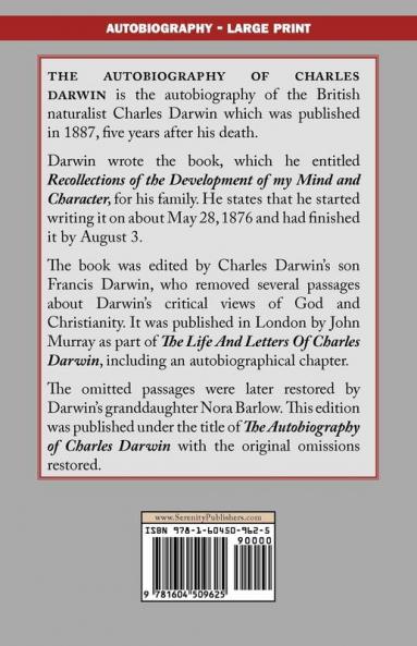 The Autobiography of Charles Darwin
