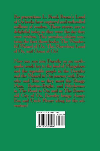 Adventures in Oz Vol. II: Dorothy and the Wizard in Oz The Road to Oz The Emerald City of Oz