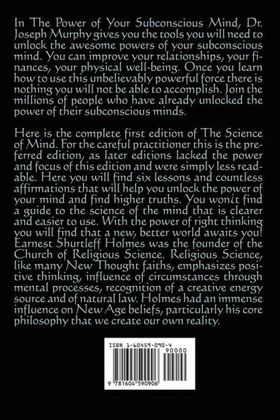 The Science of Mind & the Power of Your Subconscious Mind