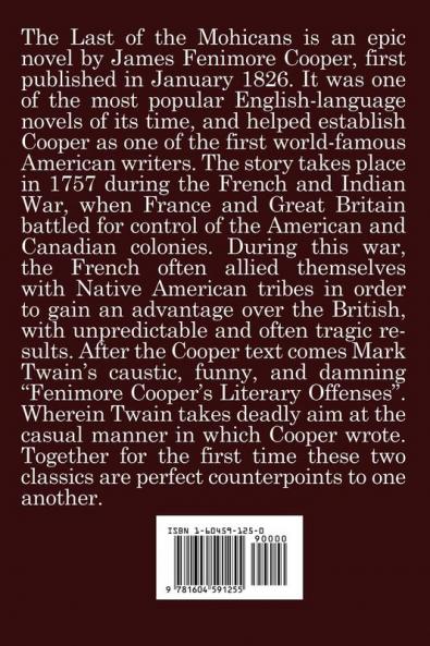 The Last of the Mohicans & Fenimore Cooper's Literary Offenses
