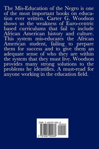 The Mis-Education of the Negro (An African American Heritage Book)