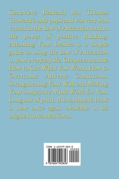 Attaining Your Desires