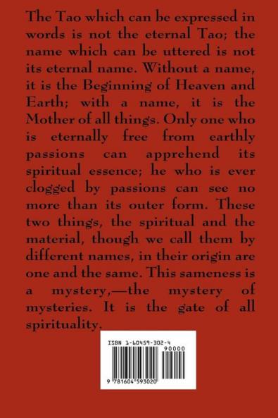The Sayings of Lao Tzu