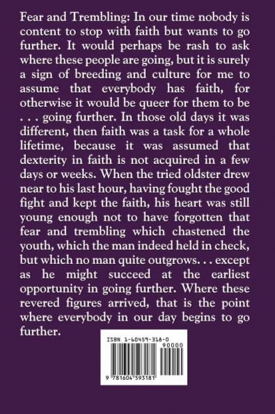 Fear and Trembling