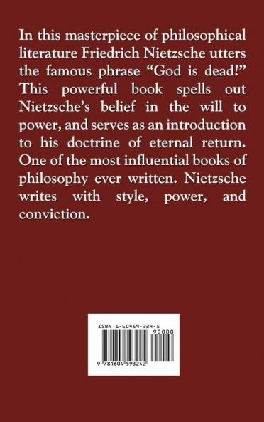 Thus Spake Zarathustra: A Book for All and None