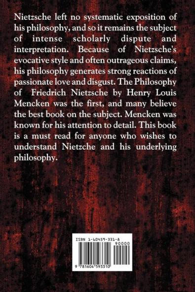 The Philosophy of Friedrich Nietzsche