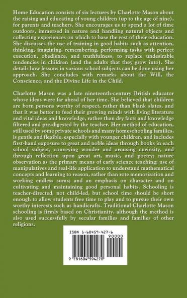 Home Education: Volume I of Charlotte Mason's Original Homeschooling Series