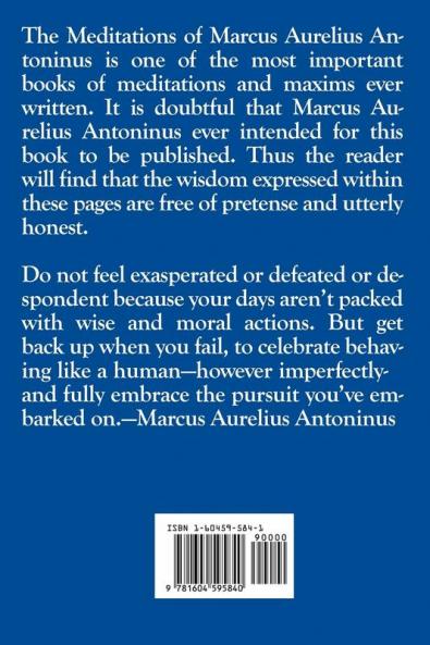 Meditations of Marcus Aurelius Antoninus