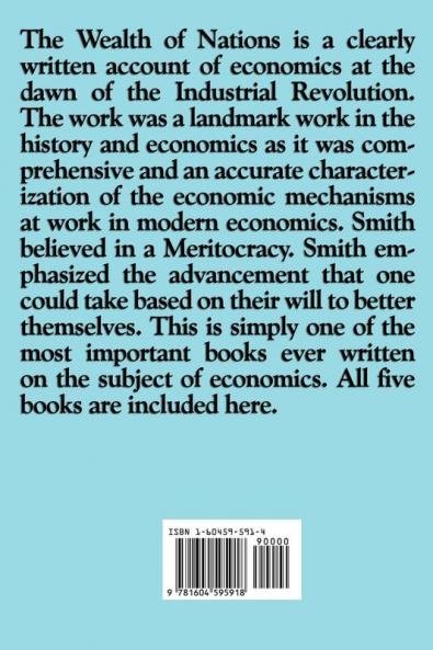 The Wealth of Nations: Books 1-5