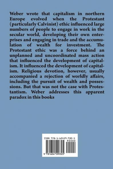 The Protestant Ethic and the Spirit of Capitalism