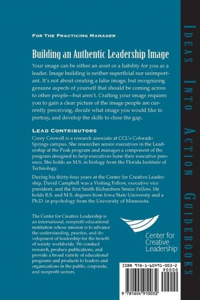 Building an Authentic Leadership Image (J-B CCL (Center for Creative Leadership))