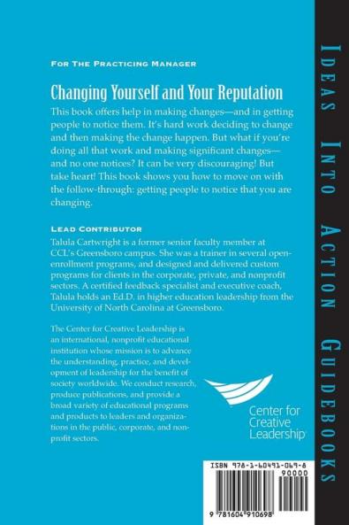 Changing Yourself and Your Reputation (J-B CCL (Center for Creative Leadership))