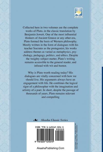 The Complete Works of Plato Volume II