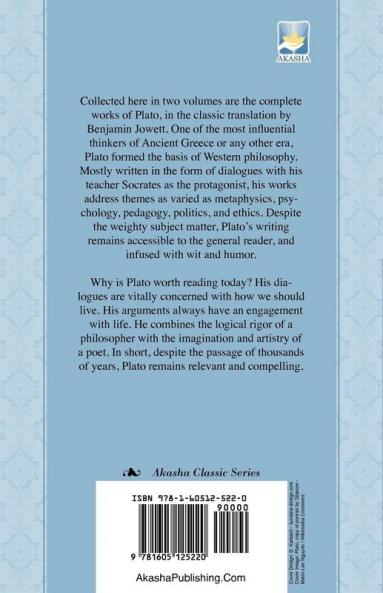 The Complete Works of Plato Volume I