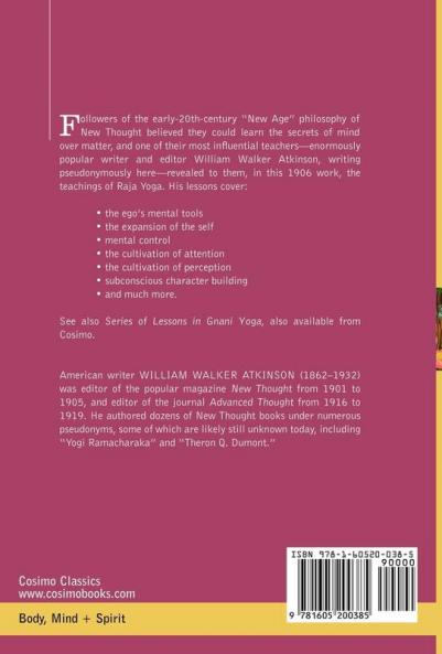 Series of Lessons in Raja Yoga