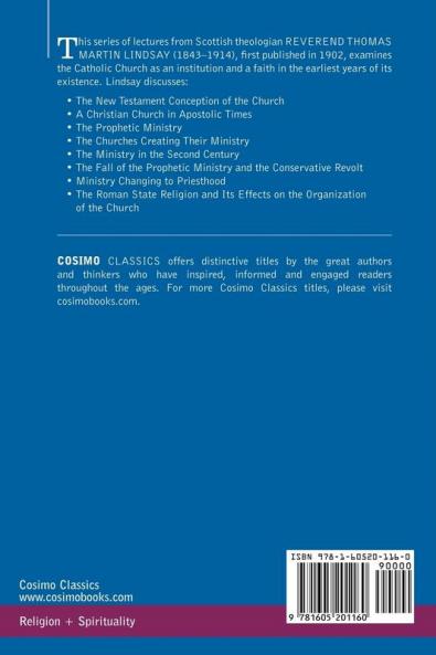 The Church and Ministry in the Early Centuries